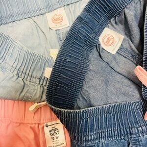 Wonder Nation Kids Shorts - Blue, Pink, Light Blue